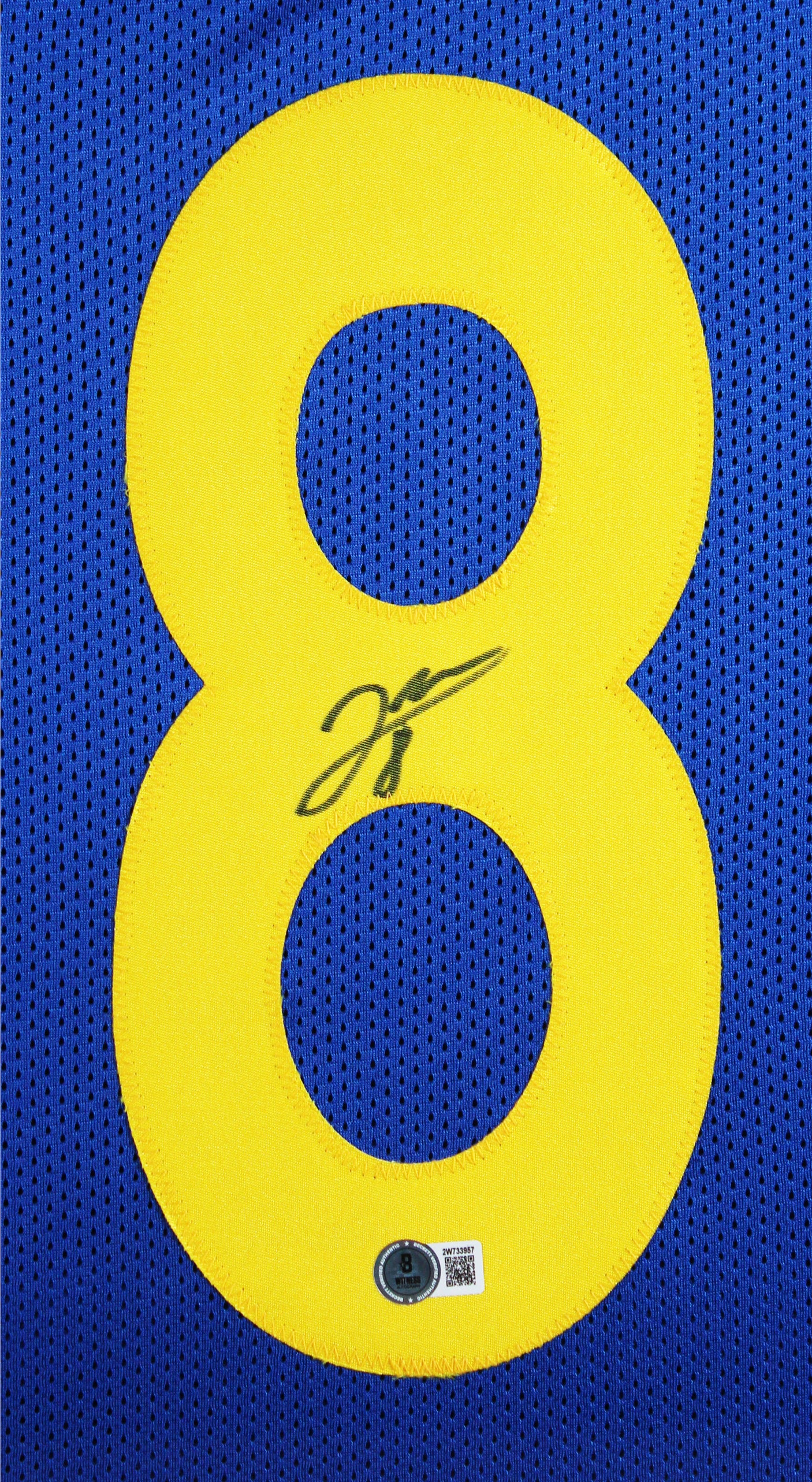 Jared Verse Authentic Signed Blue Pro Style Framed Jersey BAS Witnessed