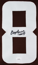 Ozzie Newsome "HOF 99" Authentic Signed Brown Pro Framed Style Jersey JSA Wit