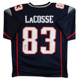 Matt LaCosse Authentic Signed Navy Pro Style Jersey Autographed JSA #FF46279
