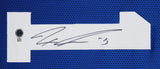 Jaxon Smith-Njigba Authentic Signed Blue Throwback Pro Style Framed Jersey BAS