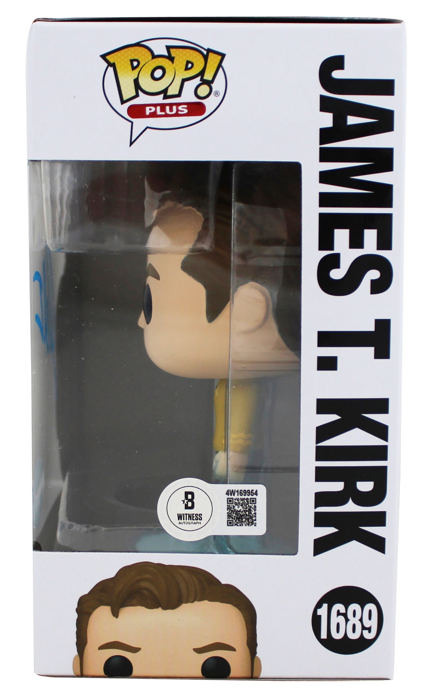 William Shatner Star Trek Signed James T. Kirk #1689 Funko Pop Figure BAS Wit
