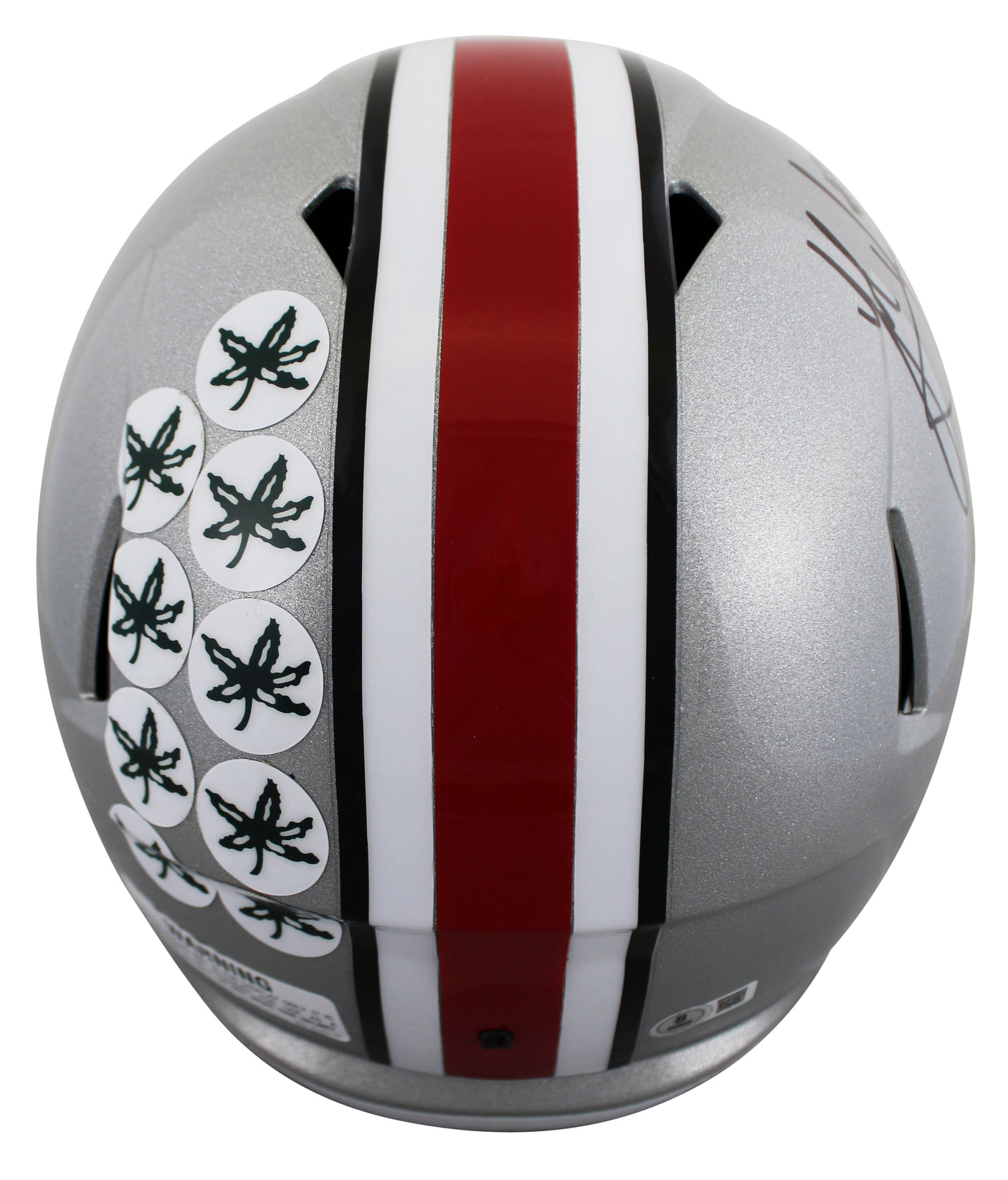 OSU Jack Sawyer "2024 National Champs" Signed F/S Speed Rep Helmet W/ Case BAS W