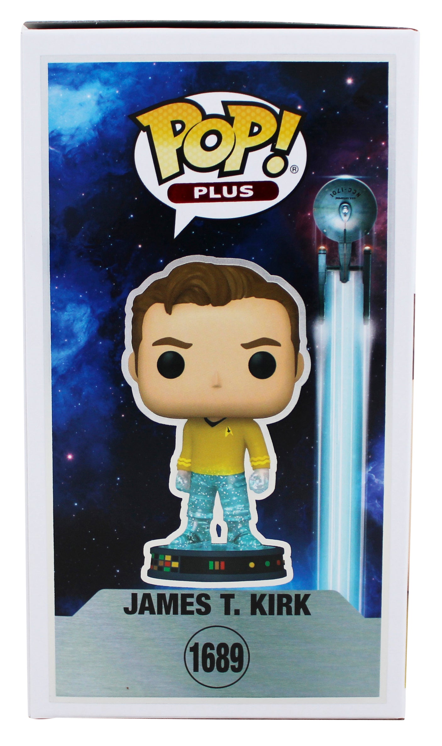 William Shatner Star Trek Signed James T. Kirk #1689 Funko Pop Figure BAS Wit
