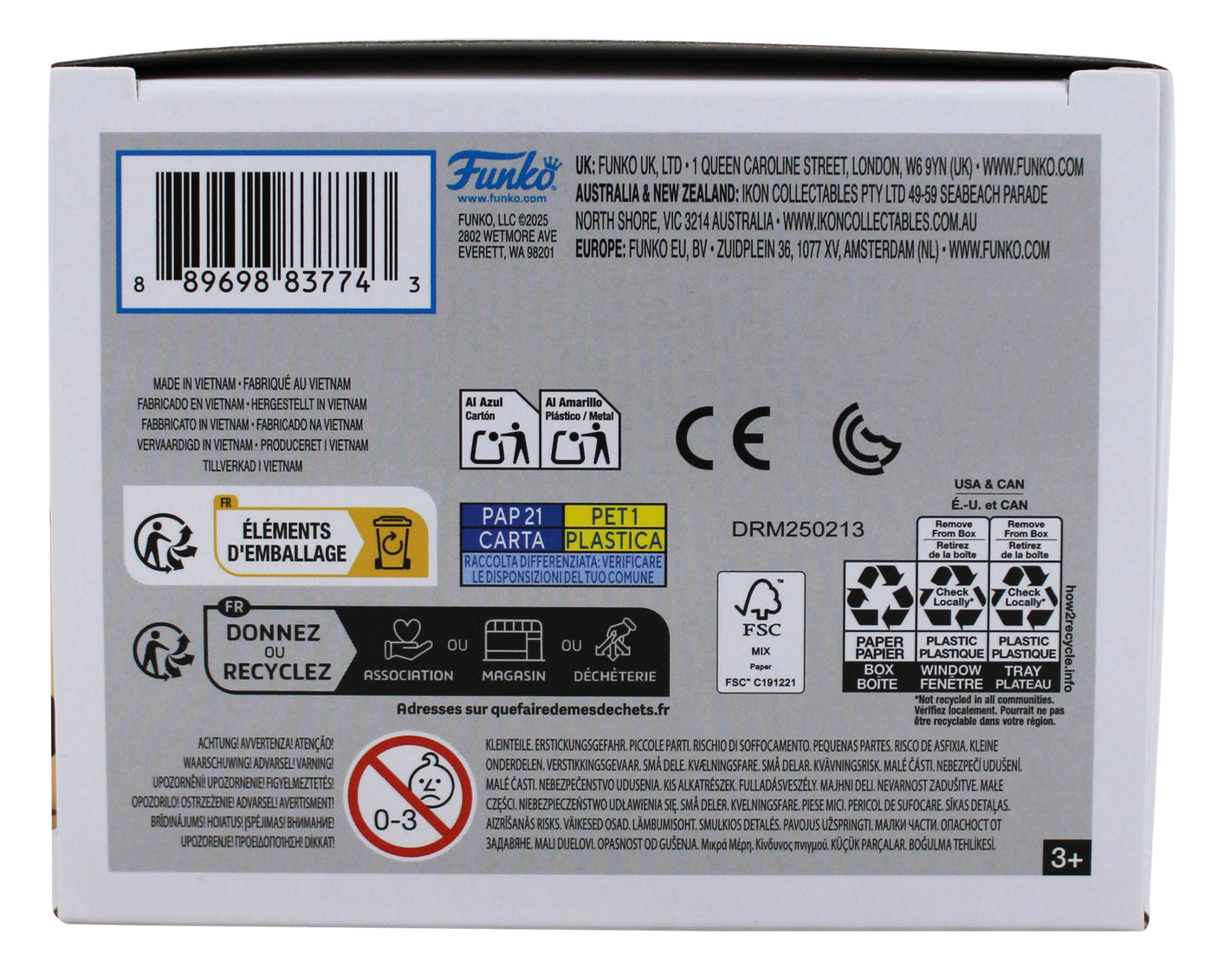 William Shatner Star Trek Signed James T. Kirk #1689 Funko Pop Figure BAS Wit