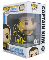 William Shatner Star Trek "Captain Kirk" Signed #1136 Funko Pop Figure BAS Wit