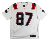 Patriots Rob Gronkowski Signed White 2020 Nike Limited Jersey BAS Witnessed