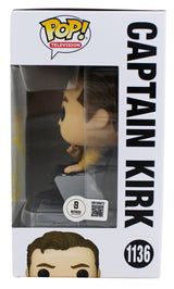 William Shatner Star Trek "Captain Kirk" Signed #1136 Funko Pop Figure BAS Wit
