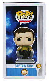 William Shatner Star Trek "Captain Kirk" Signed #1136 Funko Pop Figure BAS Wit
