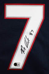 Patriots Rob Gronkowski Signed Navy Blue 2020 Nike Limited Jersey BAS Witnessed