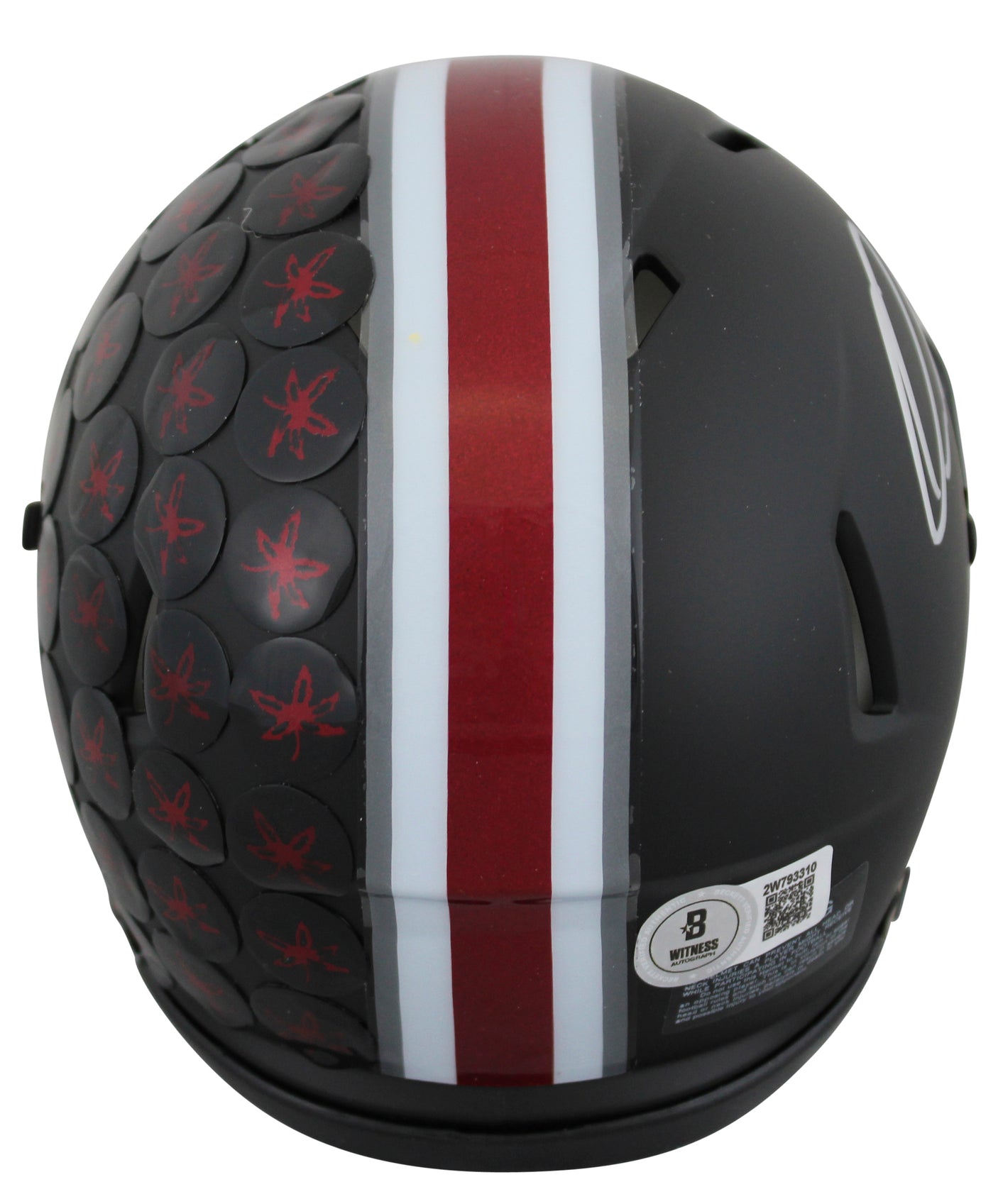 Ohio State Quinshon Judkins Signed Black Speed Mini Helmet W/ Case BAS Witnessed