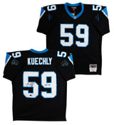 Panthers Luke Kuechly "HOF 26" Signed Black Mitchell & Ness Jersey BAS Witnessed