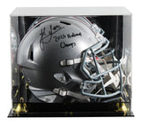 OSU Jack Sawyer "2024 National Champs" Signed F/S Speed Rep Helmet W/ Case BAS W