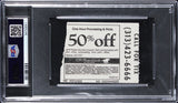 Hulk Hogan Signed 1987 Wrestlemania III Ticket Stub Auto 10! PSA/DNA Slabbed
