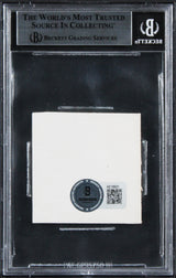 Neil Armstrong Apollo 11 Authentic Signed 2x2 Cut Signature BAS Slabbed