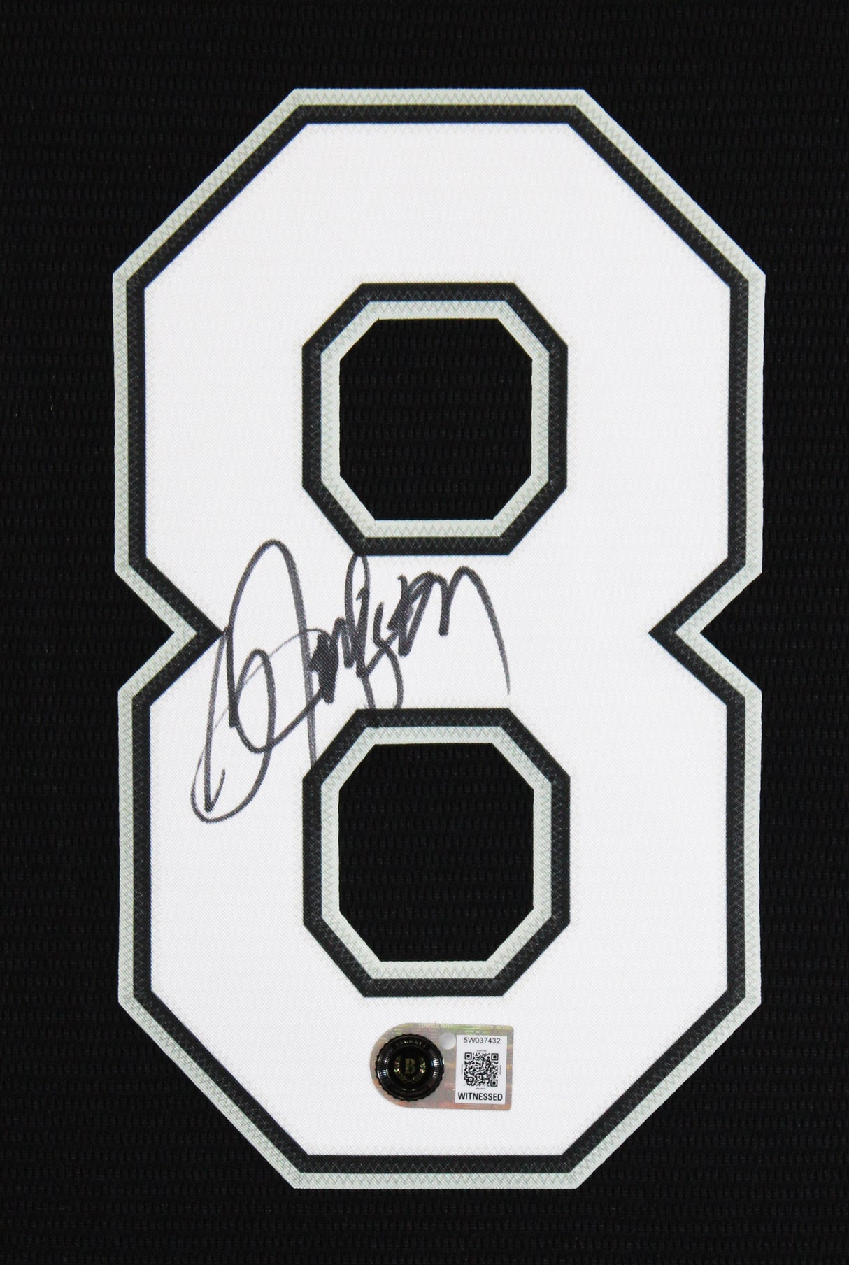 White Sox Bo Jackson Authentic Signed Black Nike Jersey BAS Witnessed