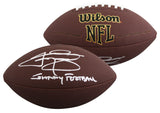 Texas A&M Johnny Manziel "Johnny Football" Signed Football W/ Case BAS Witness