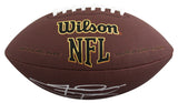 Texas A&M Johnny Manziel "Johnny Football" Signed Super Grip Football BAS Wit