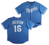 Royals Bo Jackson Authentic Signed Blue Nike Jersey Autographed BAS Witnessed