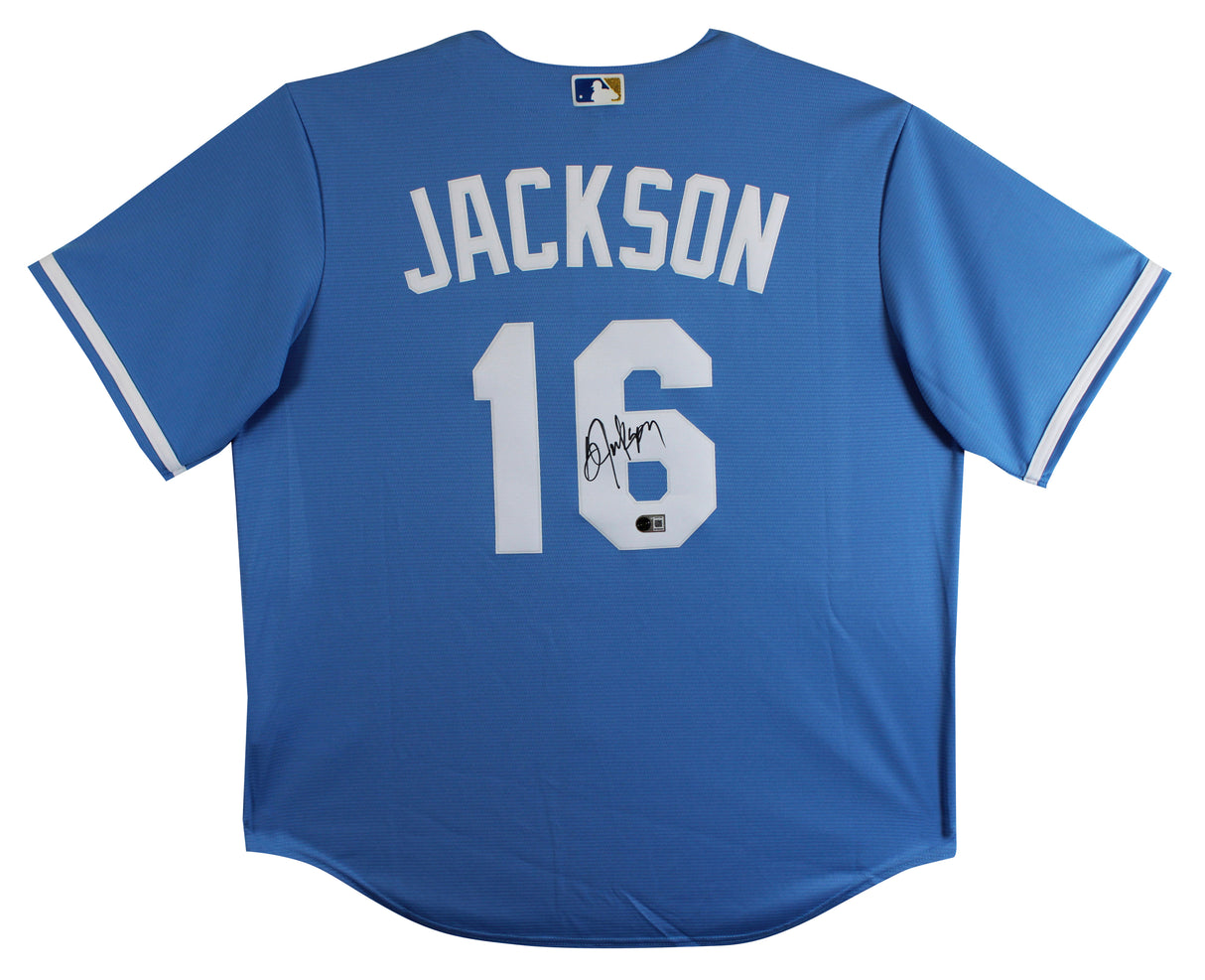 Royals Bo Jackson Authentic Signed Blue Nike Jersey Autographed BAS Witnessed
