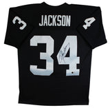 Raiders Bo Jackson Authentic Signed Black Mitchell & Ness Jersey BAS Witnessed