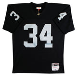 Raiders Bo Jackson Authentic Signed Black Mitchell & Ness Jersey BAS Witnessed