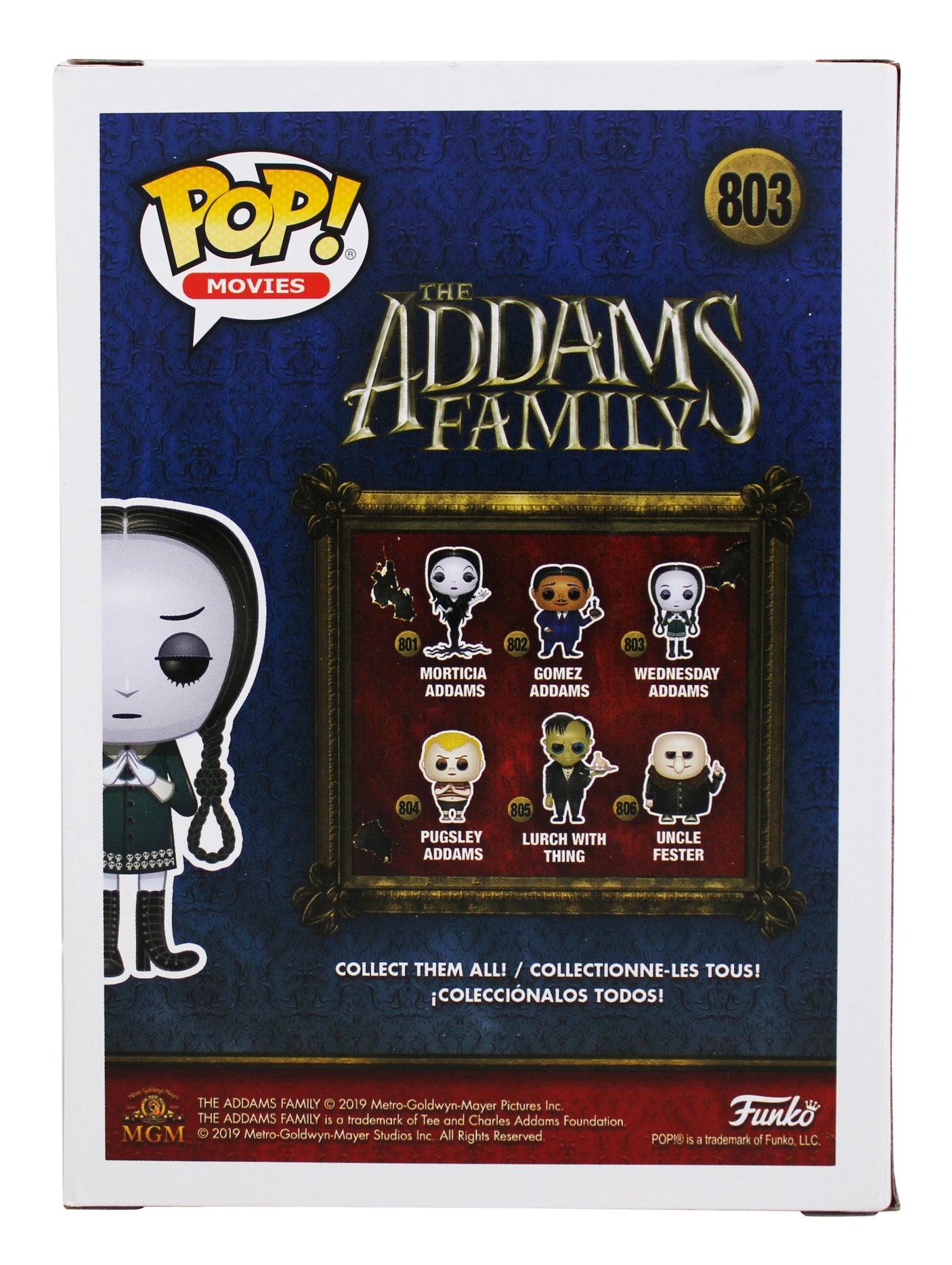Christina Ricci The Addams Family Signed #803 Funko Pop Figure BAS #WF93092