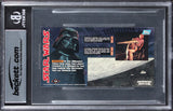(6) Peterson +5 Signed 1995 Star Wars Widevision #49 Card Auto 10! BAS Slabbed