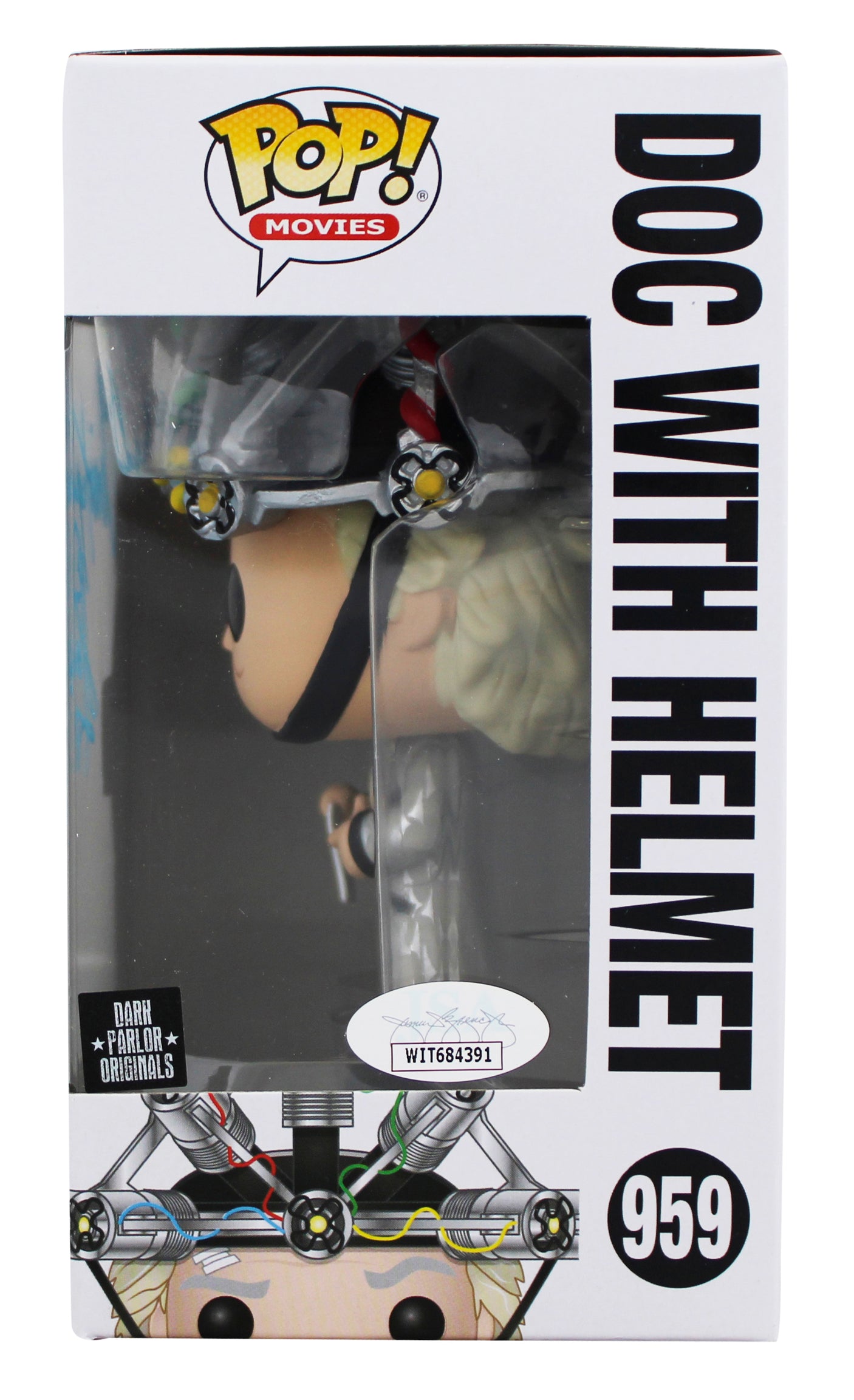 Christopher Lloyd Back To The Future Signed #959 Funko Pop Figure JSA #WIT684391