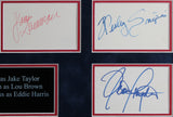 Major League (7) Sheen, Snipes, Berenger, Russo +3 Signed Framed Display BAS LOA