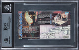 (6) Peterson +5 Authentic Signed 1995 Star Wars Widevision #98 Card BAS Slabbed