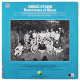 Ringo Starr Signed Beaucoups of Blues Album Cover W/ Vinyl BAS #AE31478