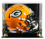 Packers Clay Matthews III Signed Full Size Speed Rep Helmet W/ Case BAS Witness