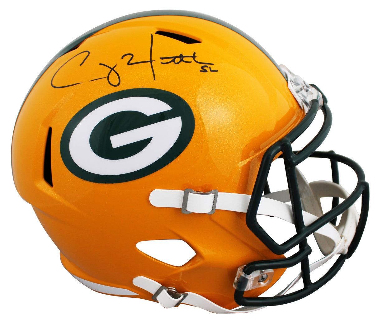 Packers Clay Matthews III Signed Full Size Speed Rep Helmet BAS Witnessed