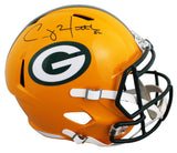Packers Clay Matthews III Signed Full Size Speed Rep Helmet BAS Witnessed