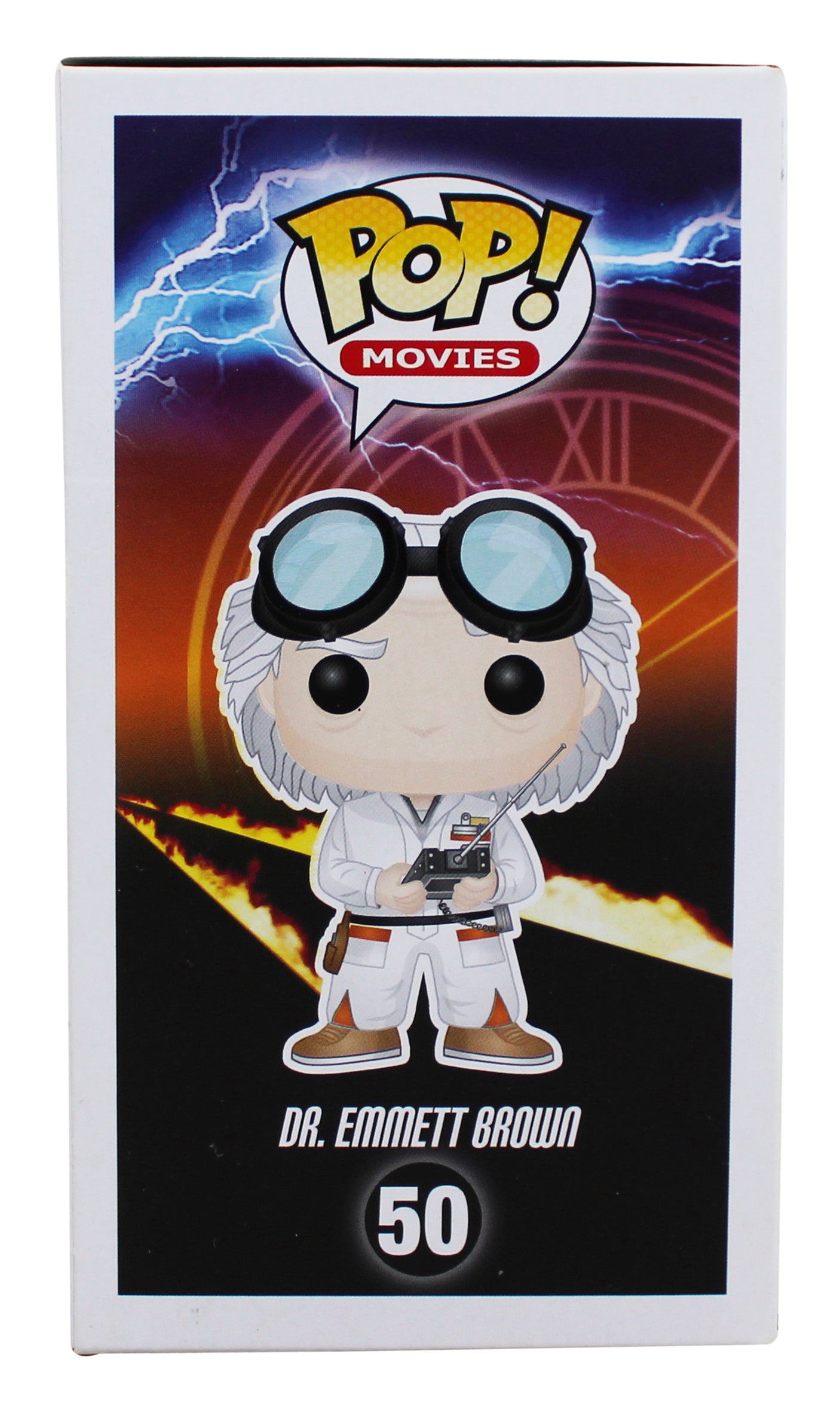 Christopher Lloyd Back To The Future Signed #50 Funko Pop Figure PSA #AA87736