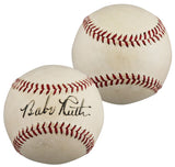 Yankees Babe Ruth Authentic Signed Baseball Graded 7.5! PSA/DNA #AP07003