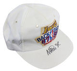 Lakers Magic Johnson Signed 1987-1988 NBA Champions Hat BAS Witnessed #W426875