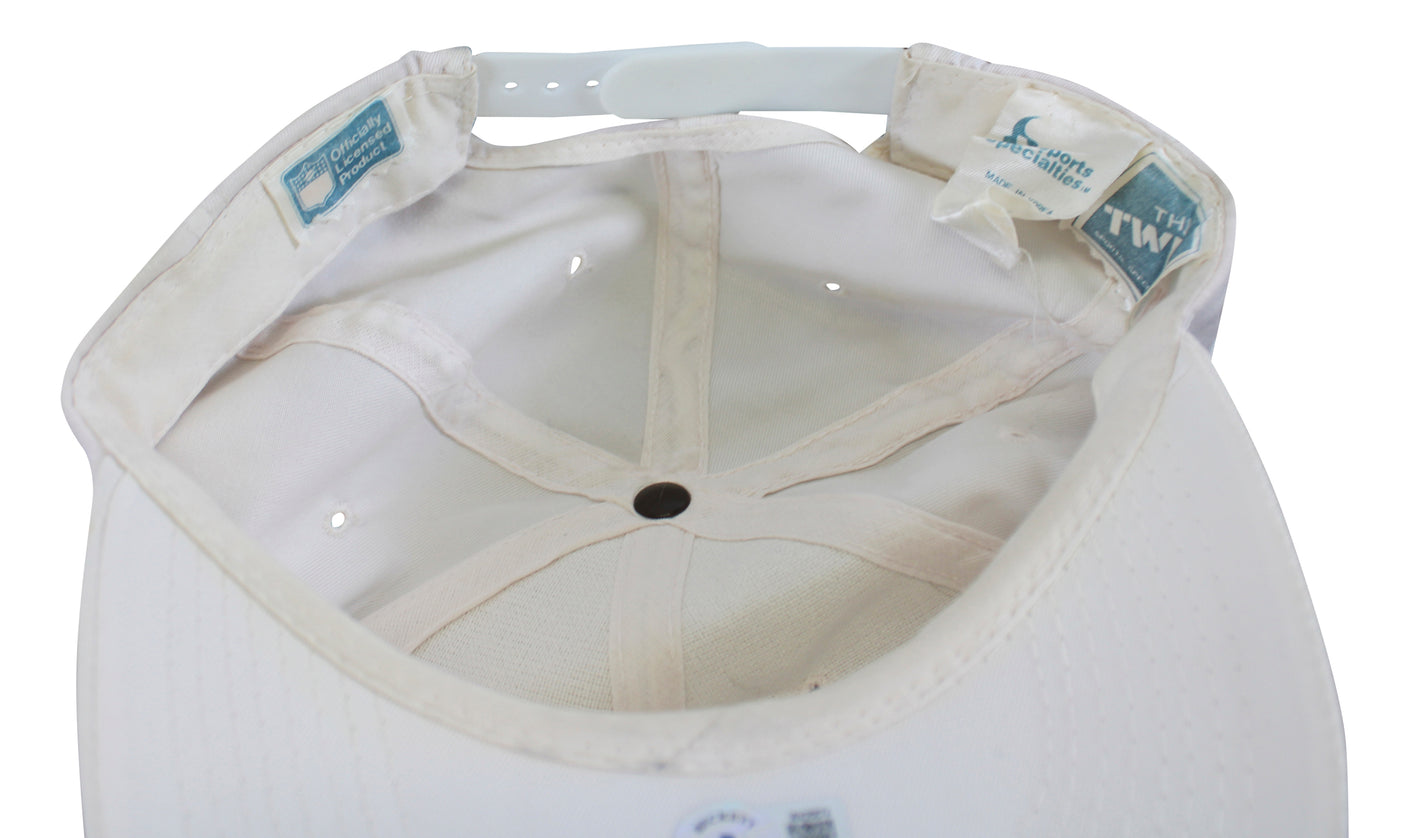 Lakers Magic Johnson Signed 1987-1988 NBA Champions Hat BAS Witnessed #W426874