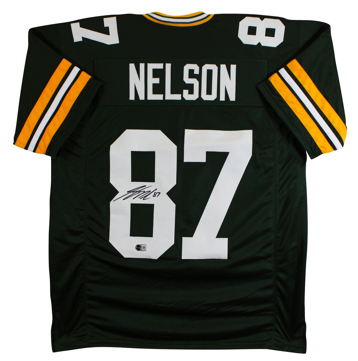 Jordy Nelson Authentic Signed Green Pro Style Jersey Autographed BAS Witnessed 2