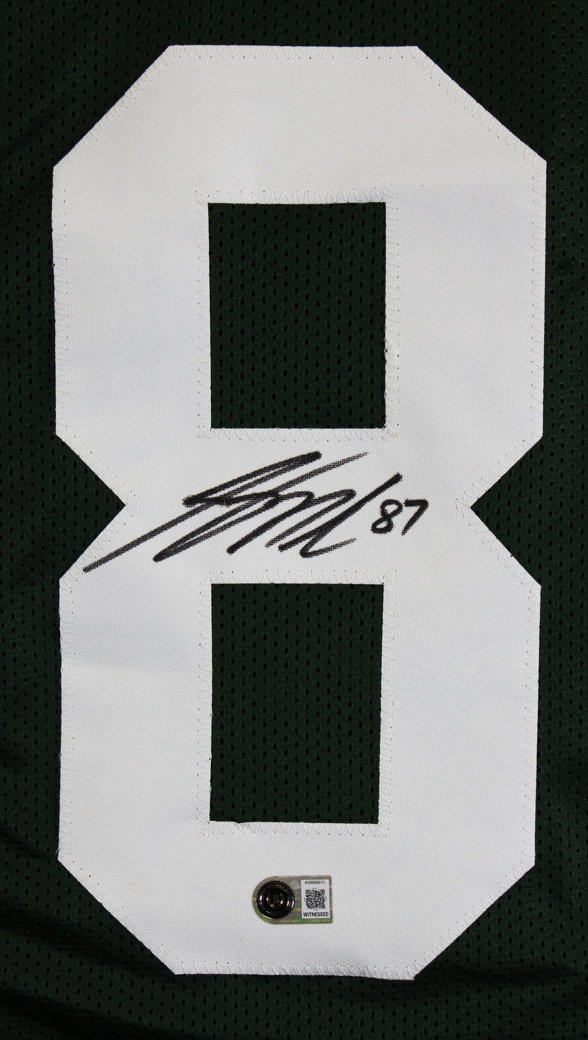 Jordy Nelson Authentic Signed Green Pro Style Jersey Autographed BAS Witnessed 2