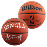 Celtics Kevin McHale "HOF 99" Authentic Signed Wilson Basketball BAS Witnessed