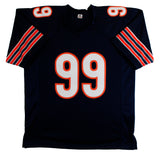 Dan Hampton "HOF 02" Authentic Signed Navy Blue Pro Style Jersey BAS Witnessed