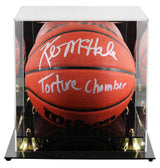 Celtics Kevin McHale "Torture Chamber" Signed Wilson Basketball W/ Case BAS Wit