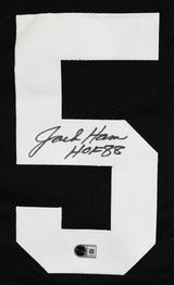 Jack Ham "HOF 88" Authentic Signed Black Pro Style Jersey Autographed BAS 2