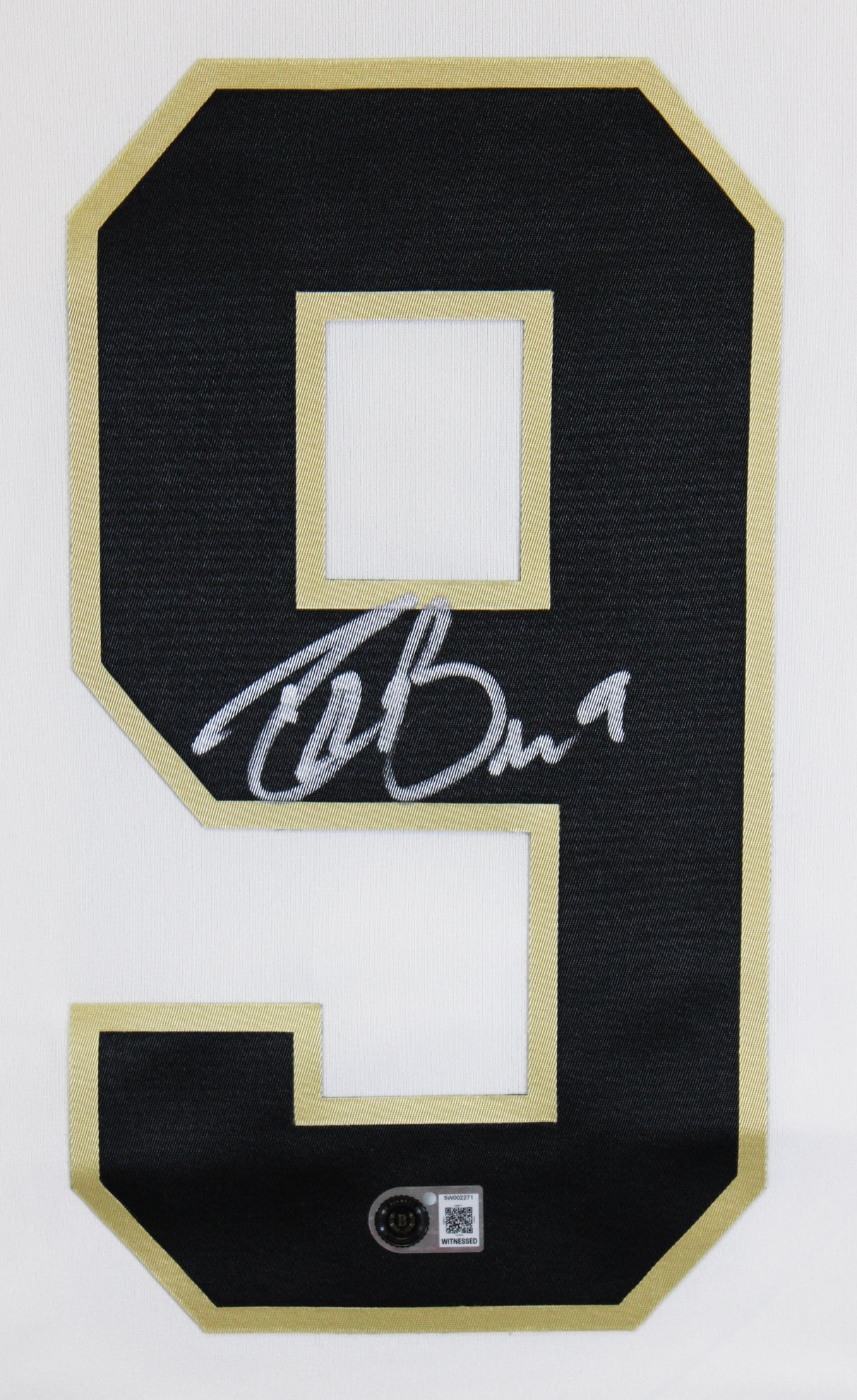 Saints Drew Brees Authentic Signed White Nike Limited Jersey BAS Witnessed