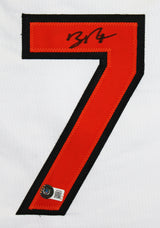 Billy Ripken Authentic Signed White Pro Style Jersey Autographed BAS Witnessed 2