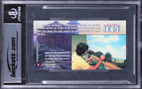 (3) Narita +2 Signed 1996 Star Wars ROTJ Widevision #8 Card Auto 10! BAS Slabbed
