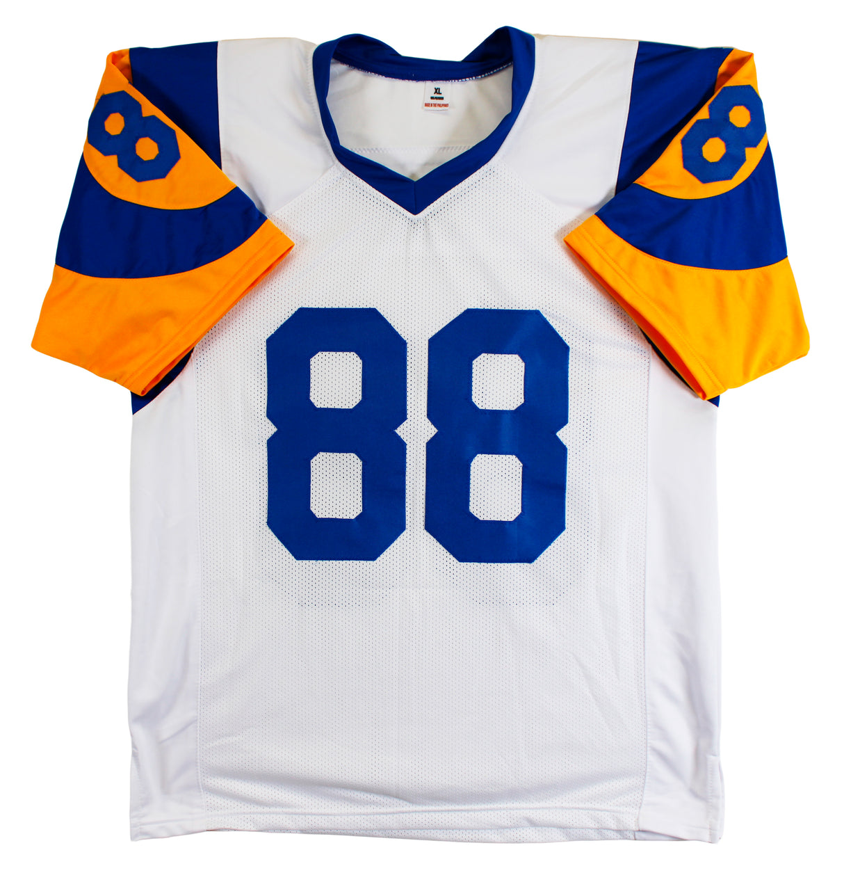 Torry Holt Authentic Signed Rookie Era White Pro Style Jersey BAS Witnessed
