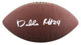 Jets Darrelle Revis Signed Wilson Super Grip Football W/ Case BAS Witnessed