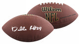 Jets Darrelle Revis Signed Wilson Super Grip Football W/ Case BAS Witnessed